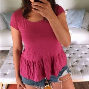 Peplum Ann Taylor Tee